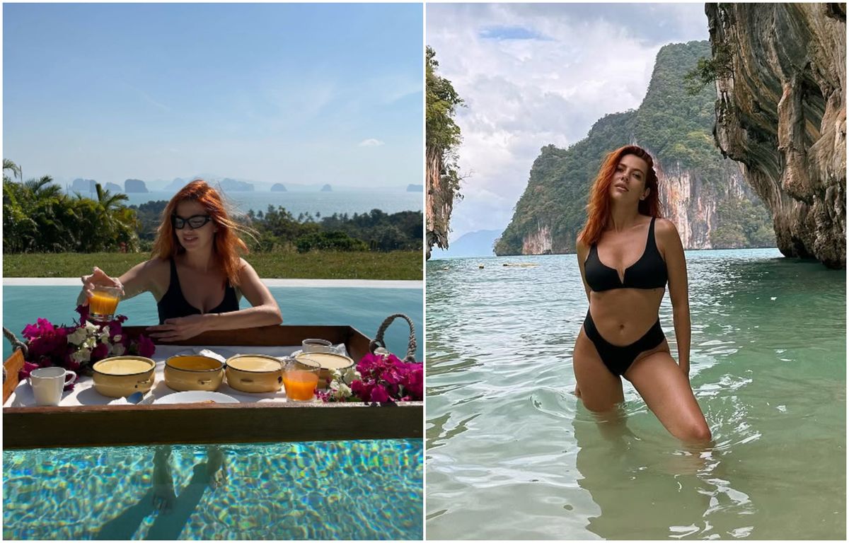 Imagini din paradis cu Lidia Buble Artista vacanță opulentă într o