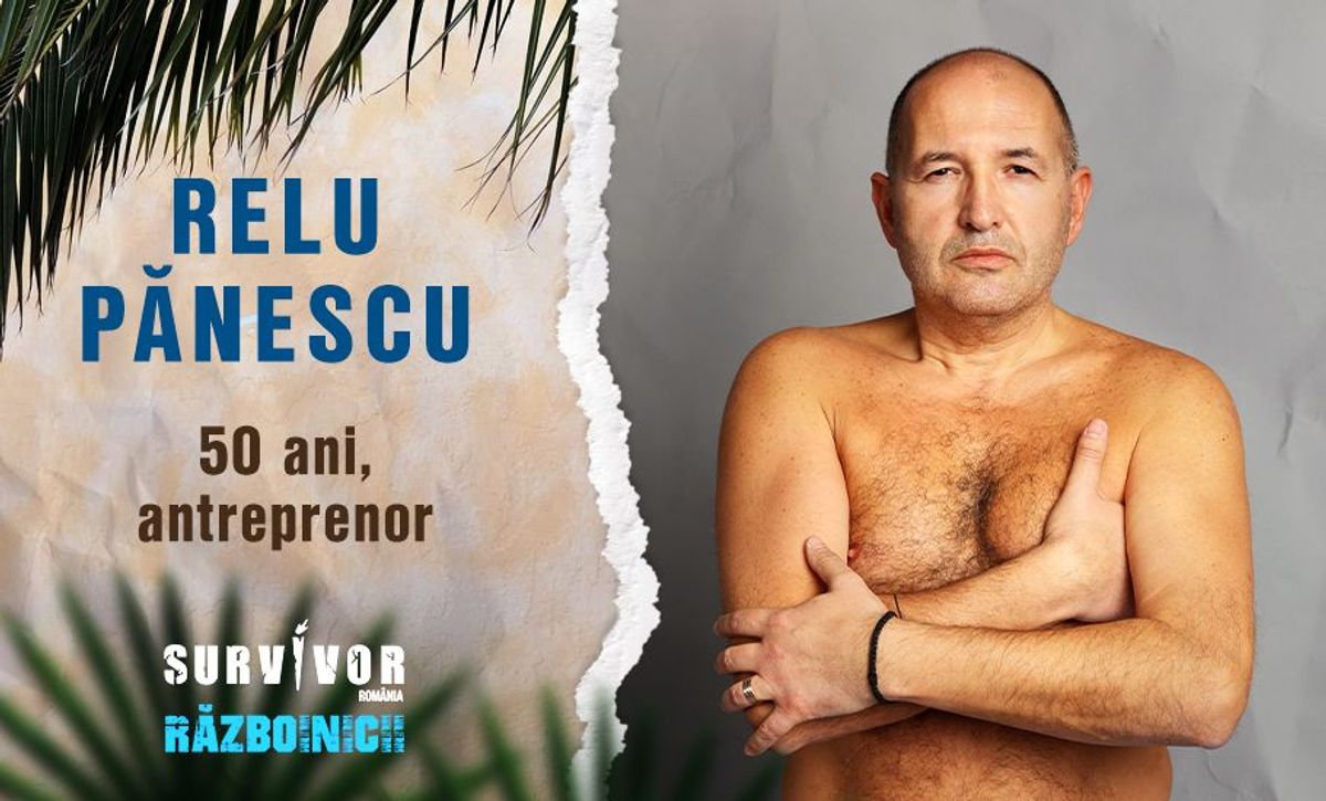 Cine este Relu Pănescu concurent în echipa Războinicilor la SURVIVOR