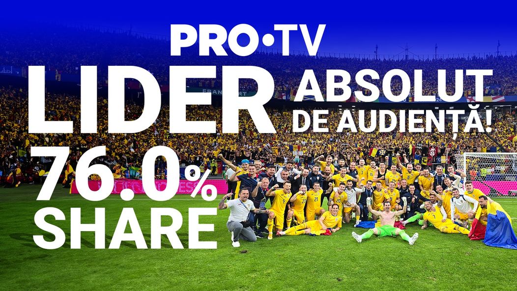 PRO TV, lider de audiență