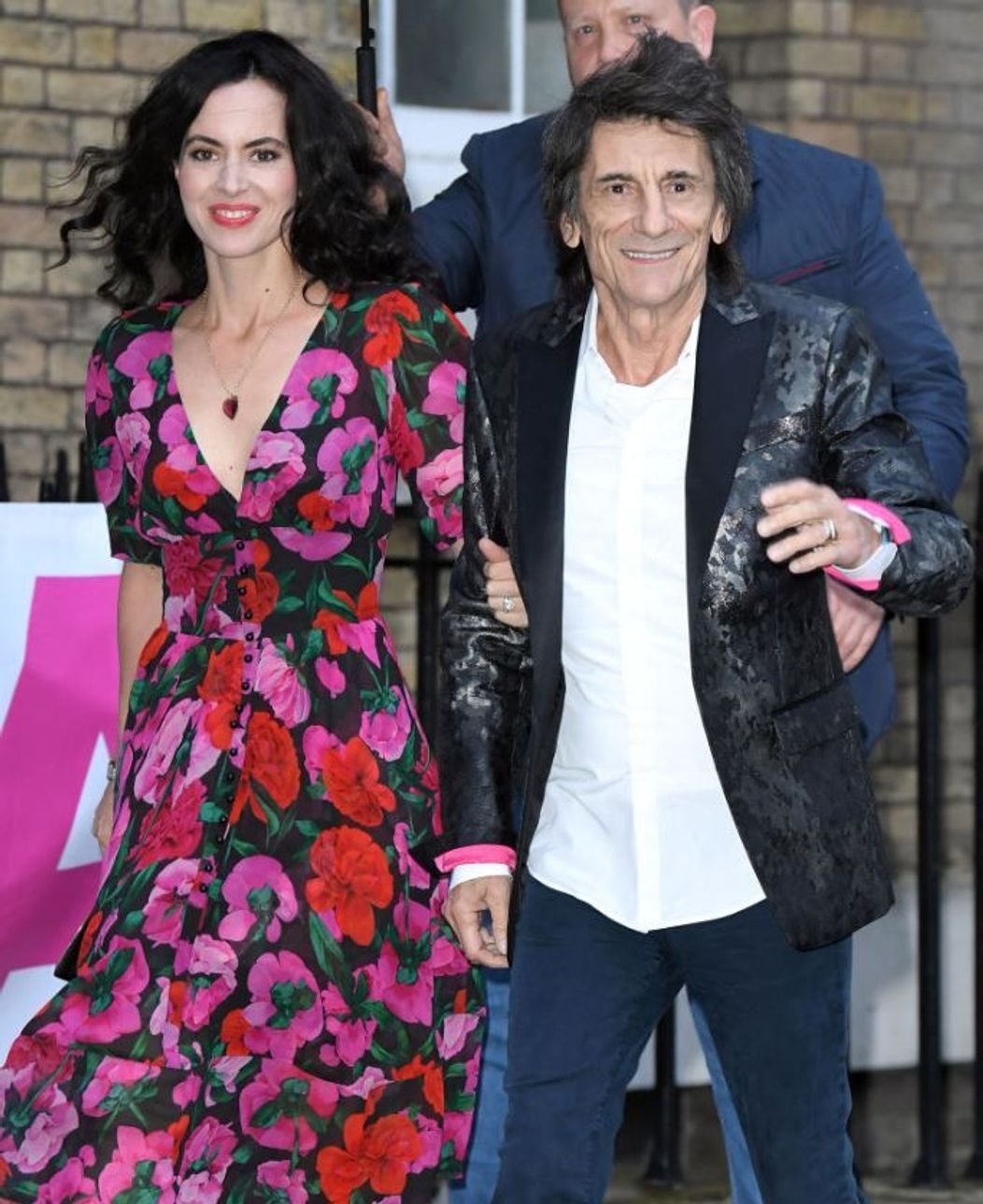 Ronnie Wood și soția lui, Sally. FOTO: Getty Images