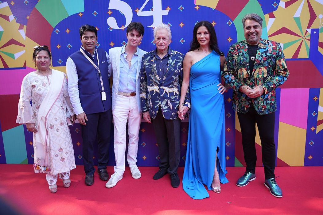 Michael Douglas si Catherine Zeta-Jones in India-2