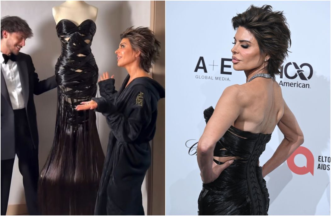 rochie din par