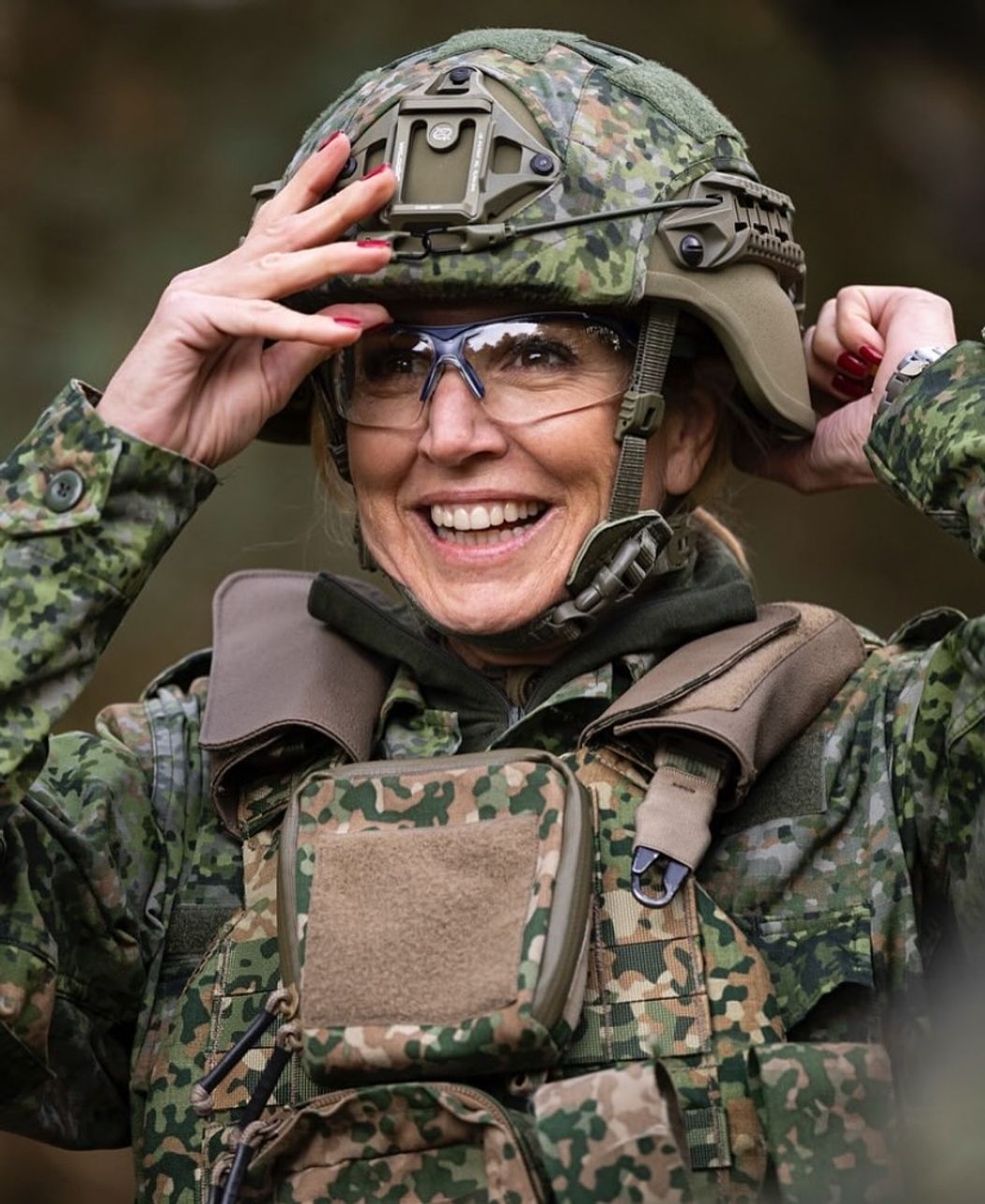 28-10-2025Koningin Máxima bezoekt een militair oefenterrein van het opleidings- en trainingscent
