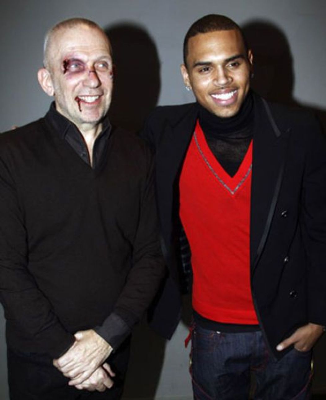 Chris Brown si Jean Paul Gaultier