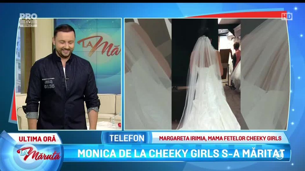 Monica de la Cheeky Girls s-a maritat