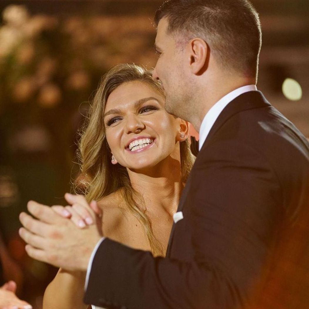 Simona Halep și Toni Iuruc dansează la petrecerea organizată de familie după cununia civilă din 2021