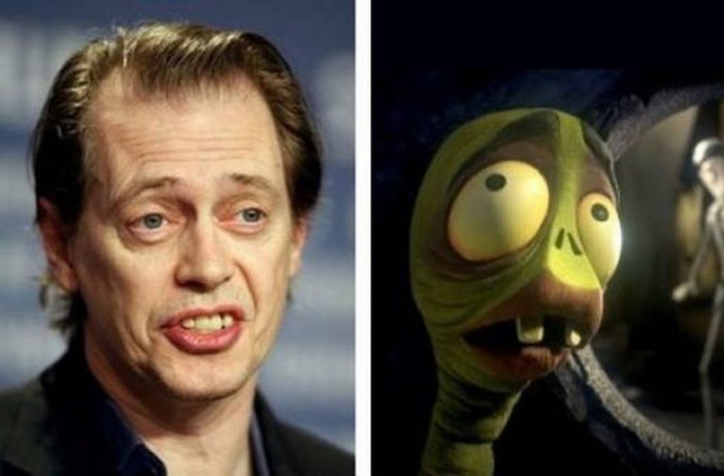 Steve Buscemi vs Viermele din Corpse Bride