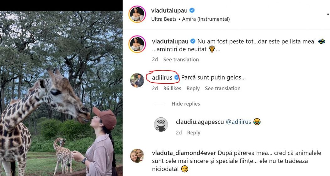 Vladuta Lupau in Africa