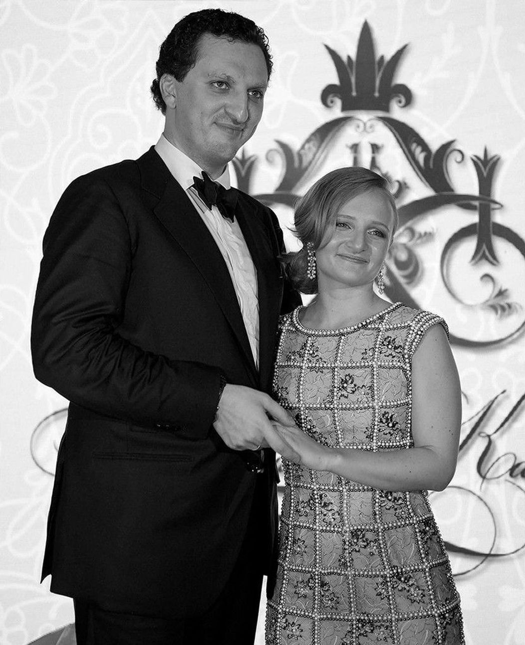 Katerina Tihonova și Kirill Shamalov, la nunta lor dim 2013