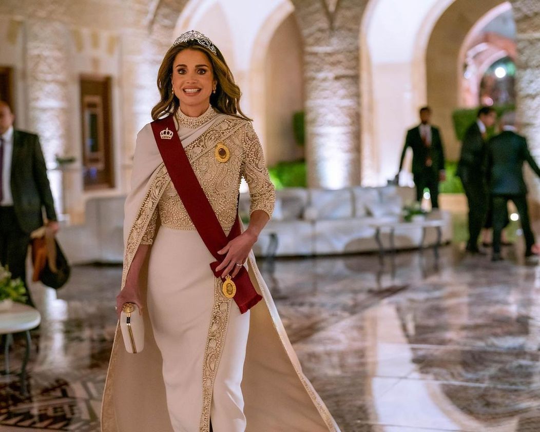 Regina Rania la nunta fiului