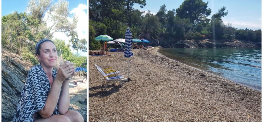 Claudia Popliceanu în Grecia 