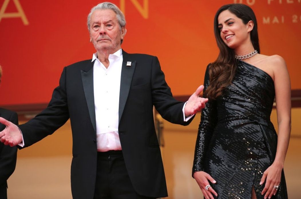 Alain Delon si fiica lui Anouchka Delon