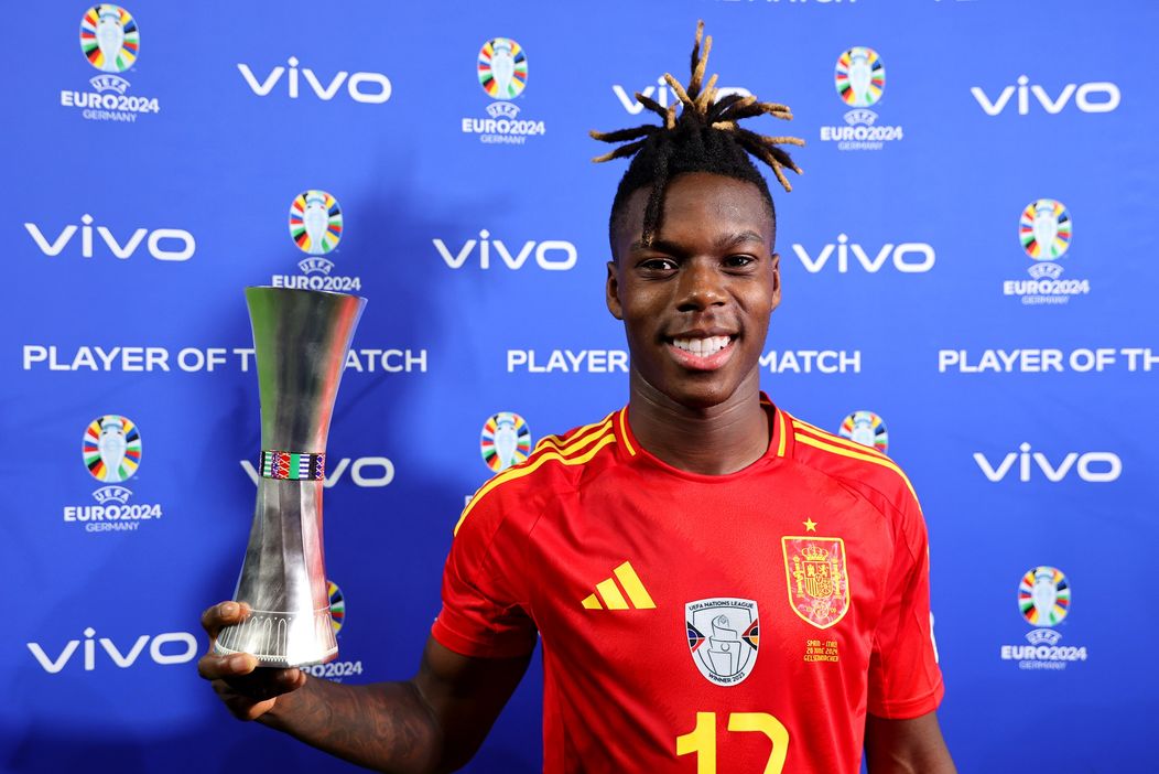 Nico Williams, jucătorul meciului Spania - Italia