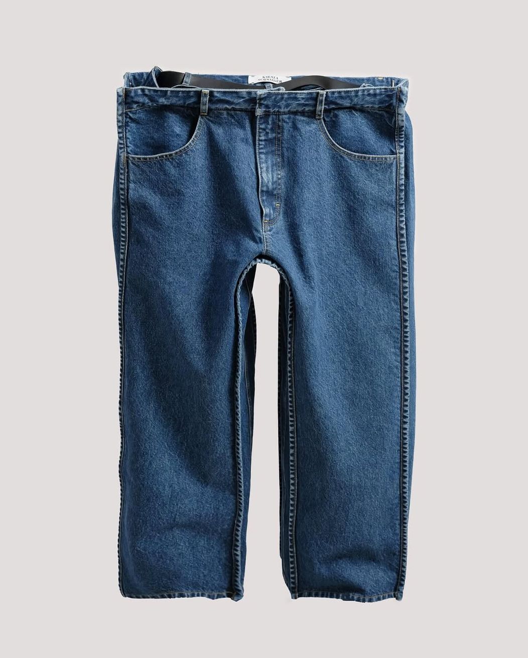 Pulled these Boxy Jeans straight outta Roblox — mad comfy for walking in a straight line. Stitched & washed with all the classic denim techniques. KS R&D was entertained by the development.. Might drop later,