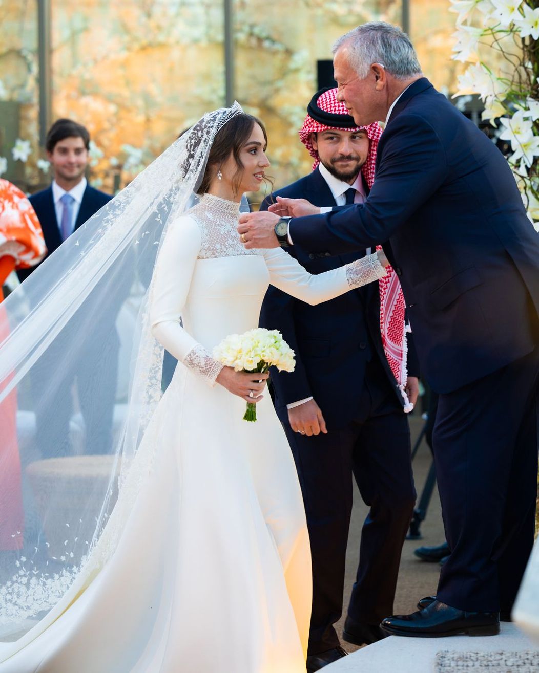Prințesa Iman, fiica reginei Rania și a regelui Abdullah al II-lea, s-a căsătorit