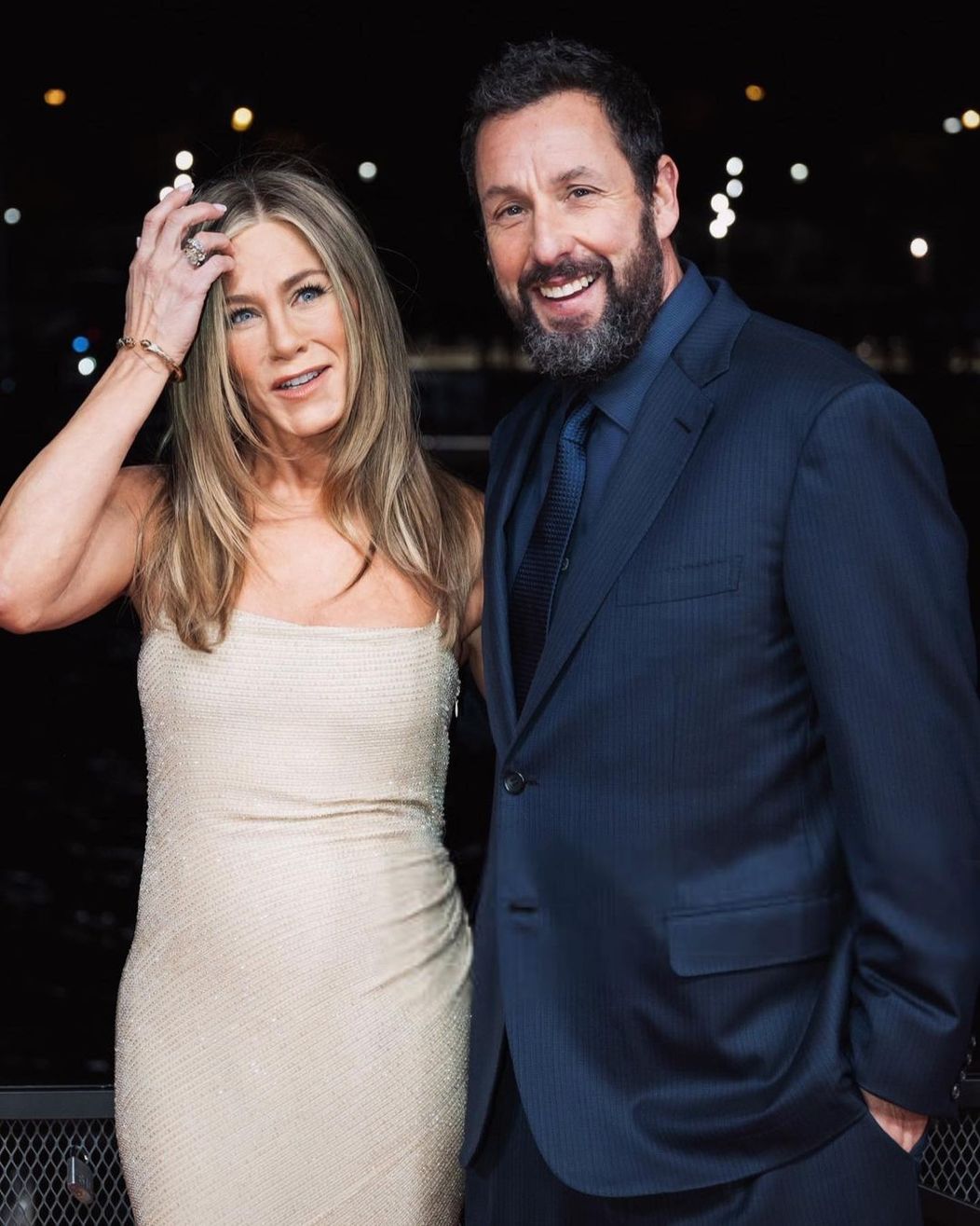 Jennifer Aniston și Adam Sandler 