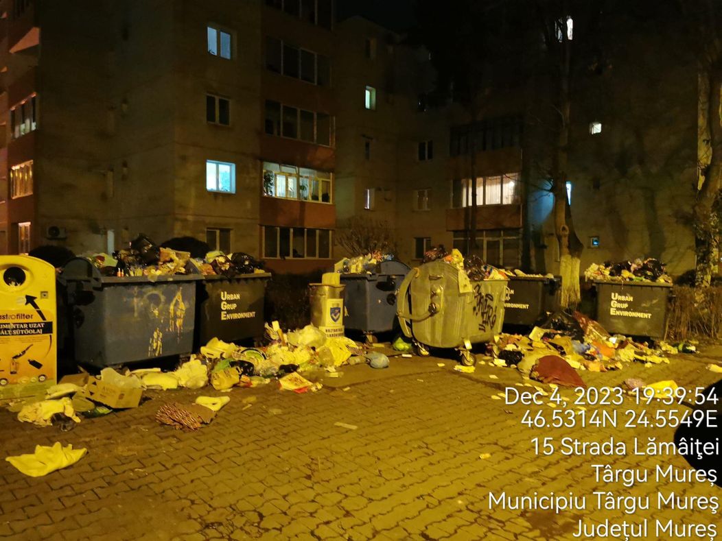 gunoi targu mures