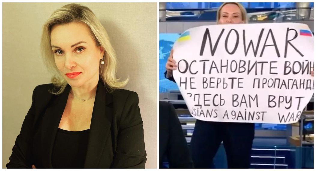 Marina Ovsyannikova - jurnalista care a protestat
