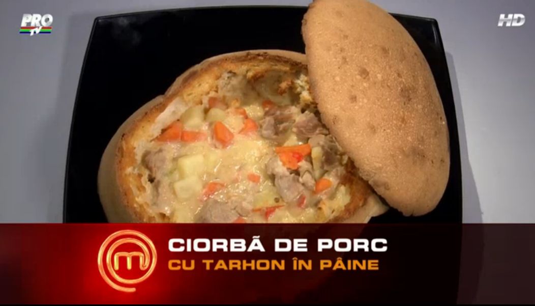 Ciorba de porc in chifla