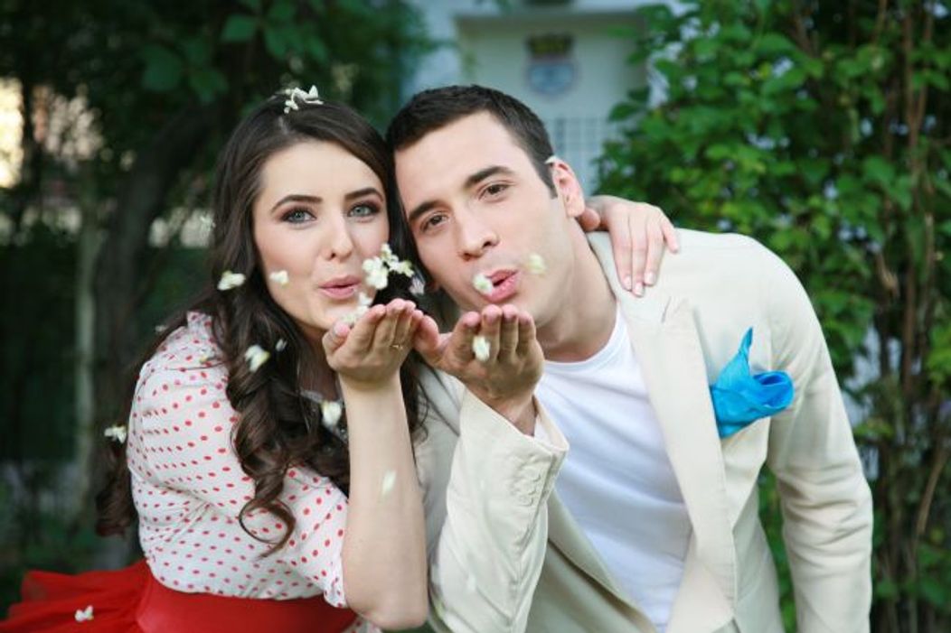 Daniel Nitoiu si sotia lui, Marina