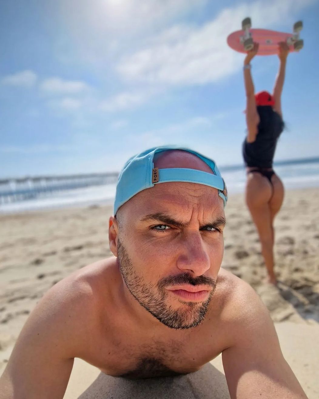 Inna si Deliric la plaja in Los Angeles