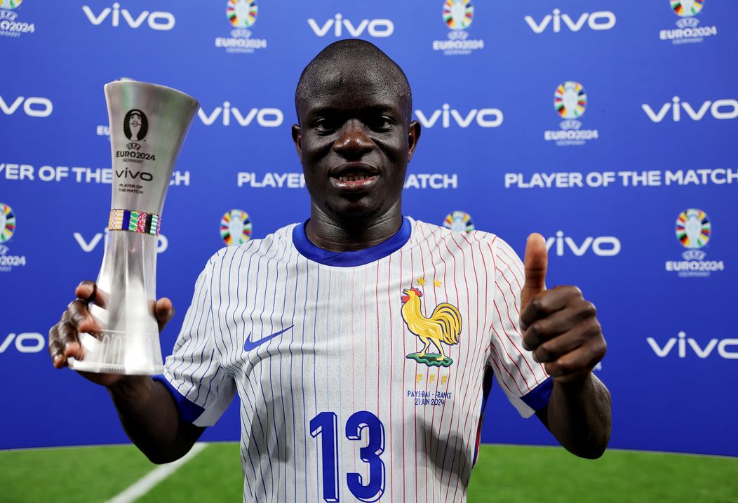 N'Golo Kante - jucătorul meciului Olanda - Franța