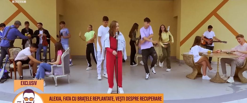 Alexia, tânăra cu brațele replantate din Botoșani 