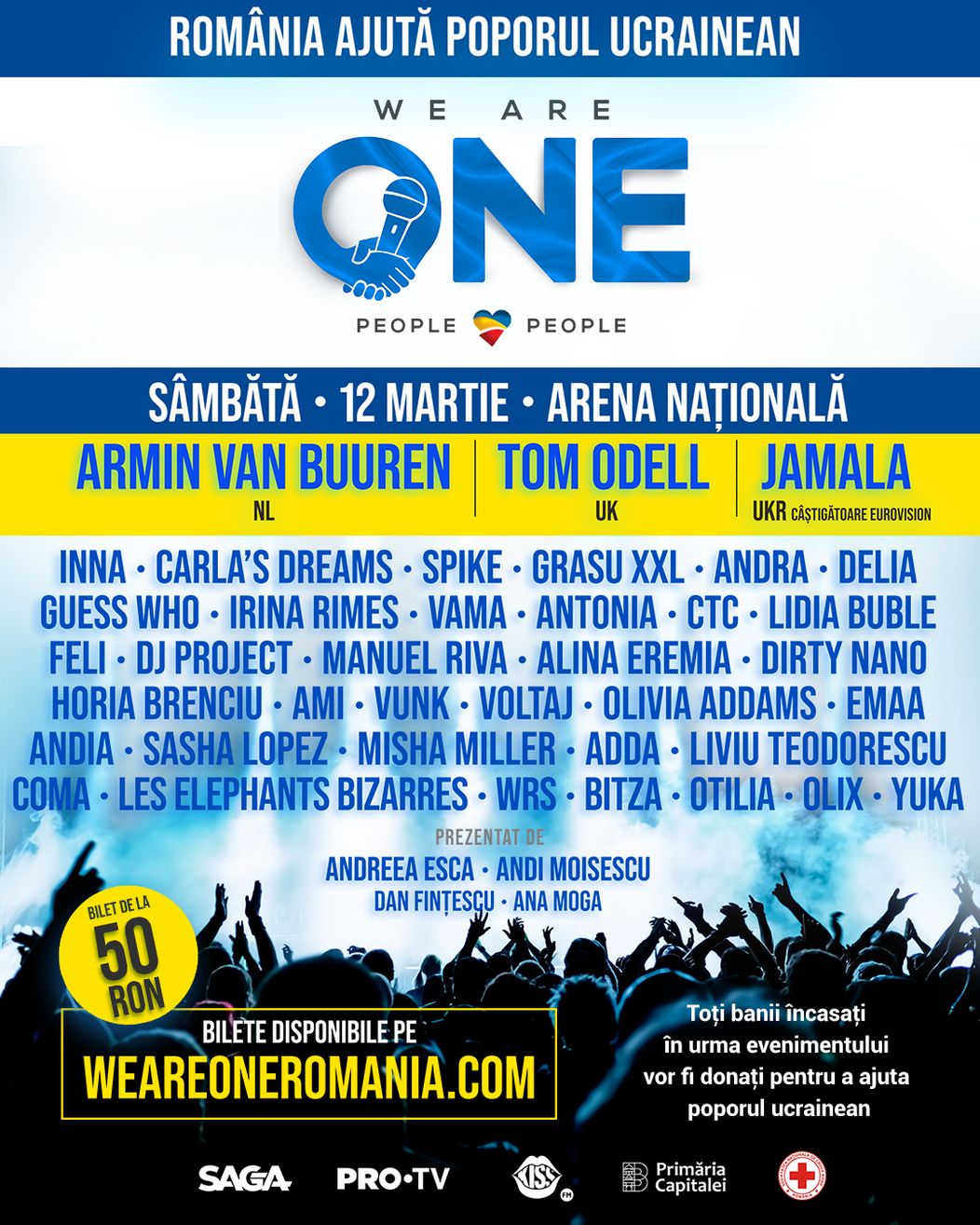 playlist concert caritabil We Are One