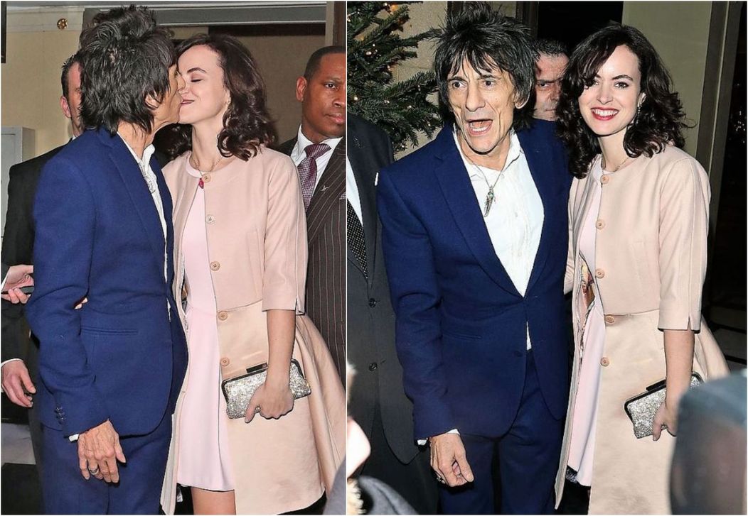Ronnie Wood și soția lui, Sally. FOTO: Getty Images