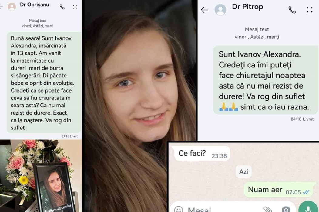 Alexandra Ivanov. Tânăra mămică, în vârtă de 26 de ani, a murit la Maternitatea Botoșani, pe 18 augustt 2023