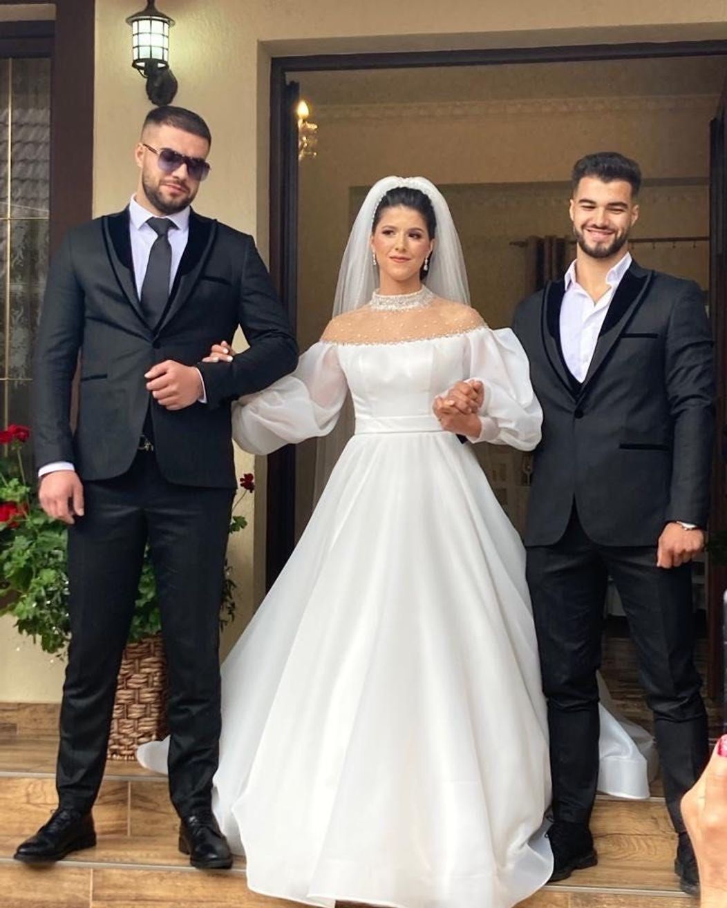 Culiță Sterp și Iancu Sterp la nunta surorii Geta Sterp