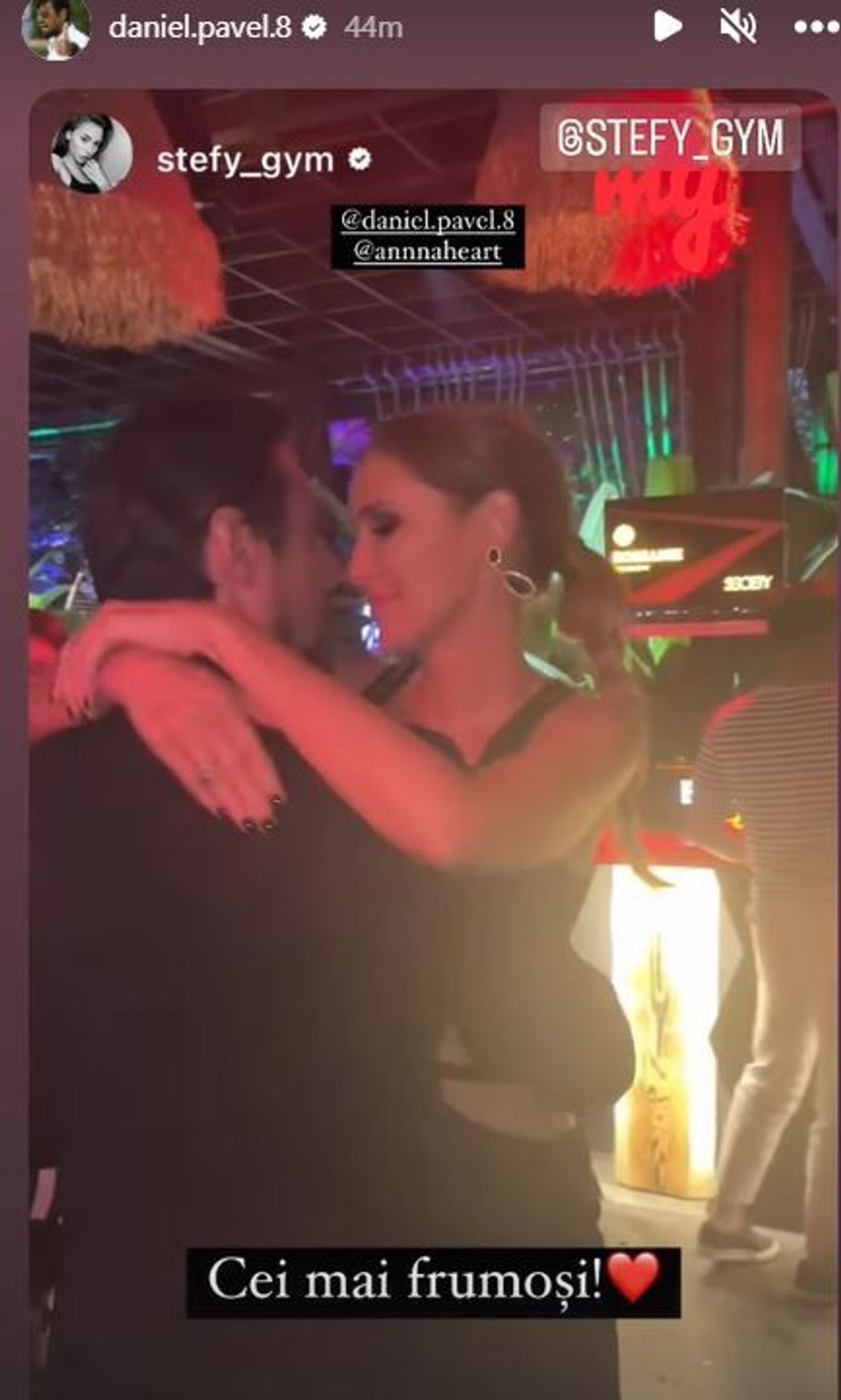 Daniel Pavel și Ana Maria Pop la petrecerea VIVA