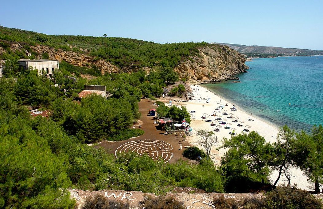 Metalia Beach, Tahassos, Grecia 