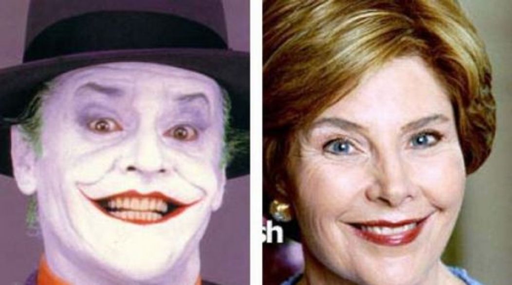 Joker vs Laura Bush