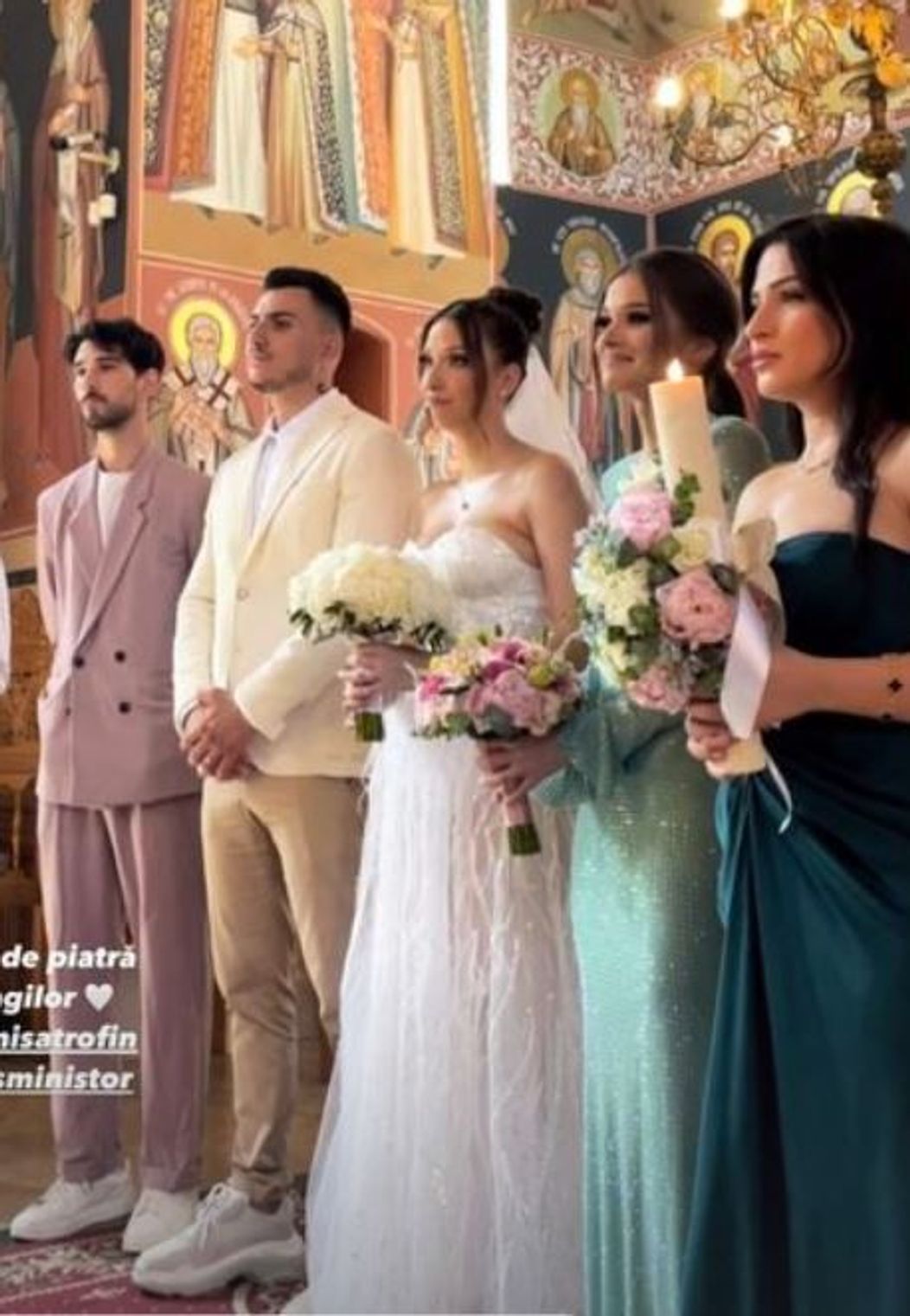 Theo Rose și Anghel Damian, nași de cununie și de botez