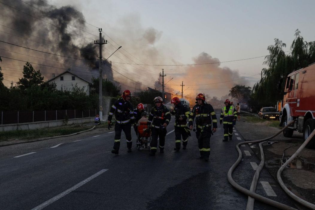 explozie Crevedia, 27 august 