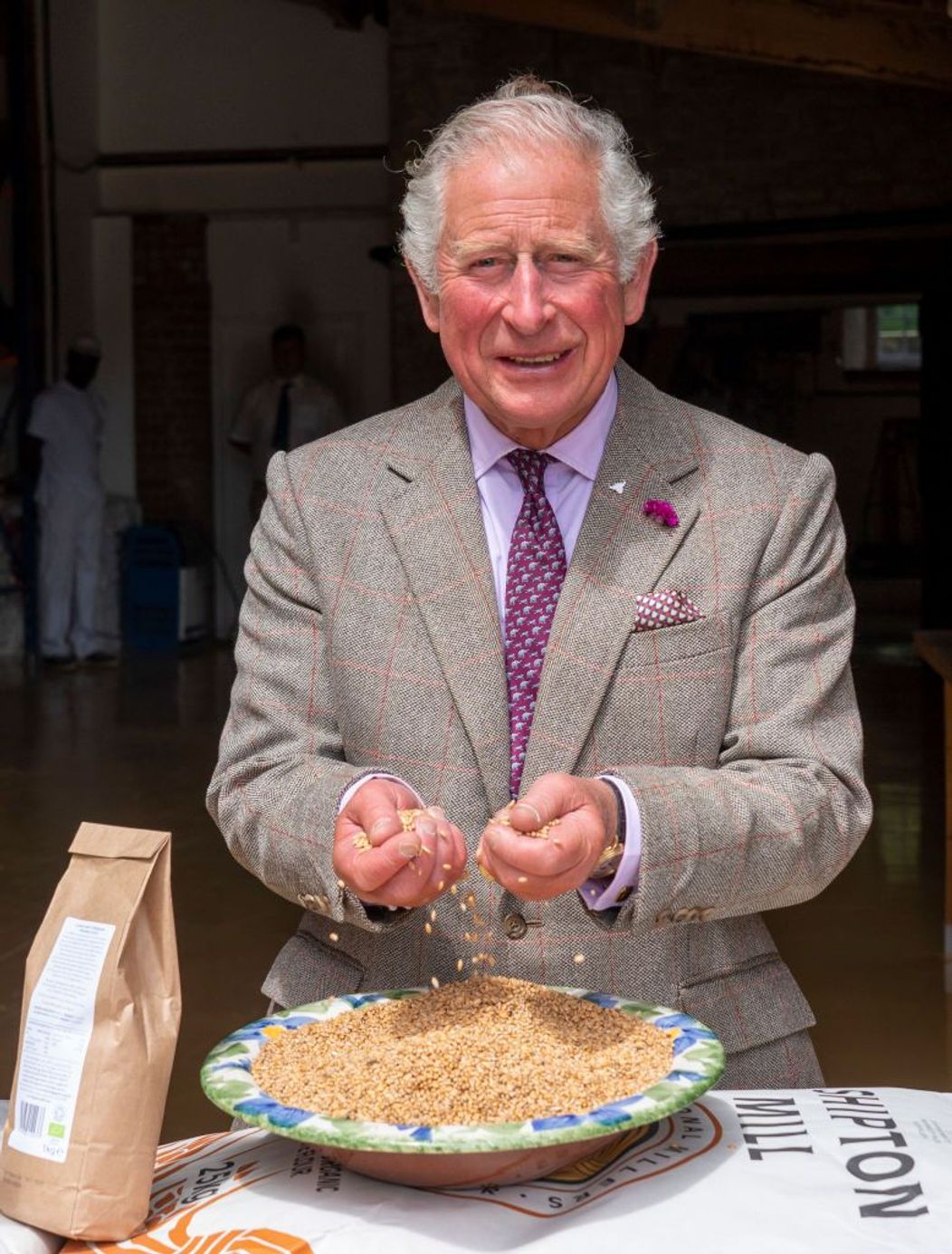 Prințul Charles, fermier pe domeniul regal Sandringham. A transformat propritatea în fermă organică