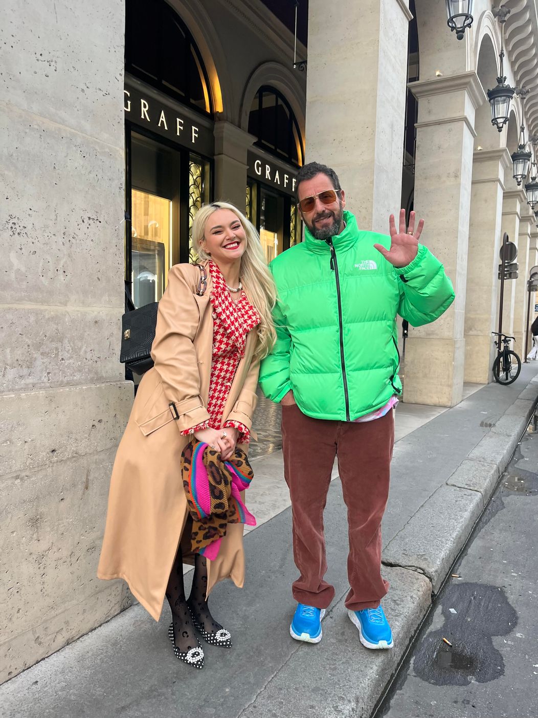 Bianca Purcărea și Adam Sandler