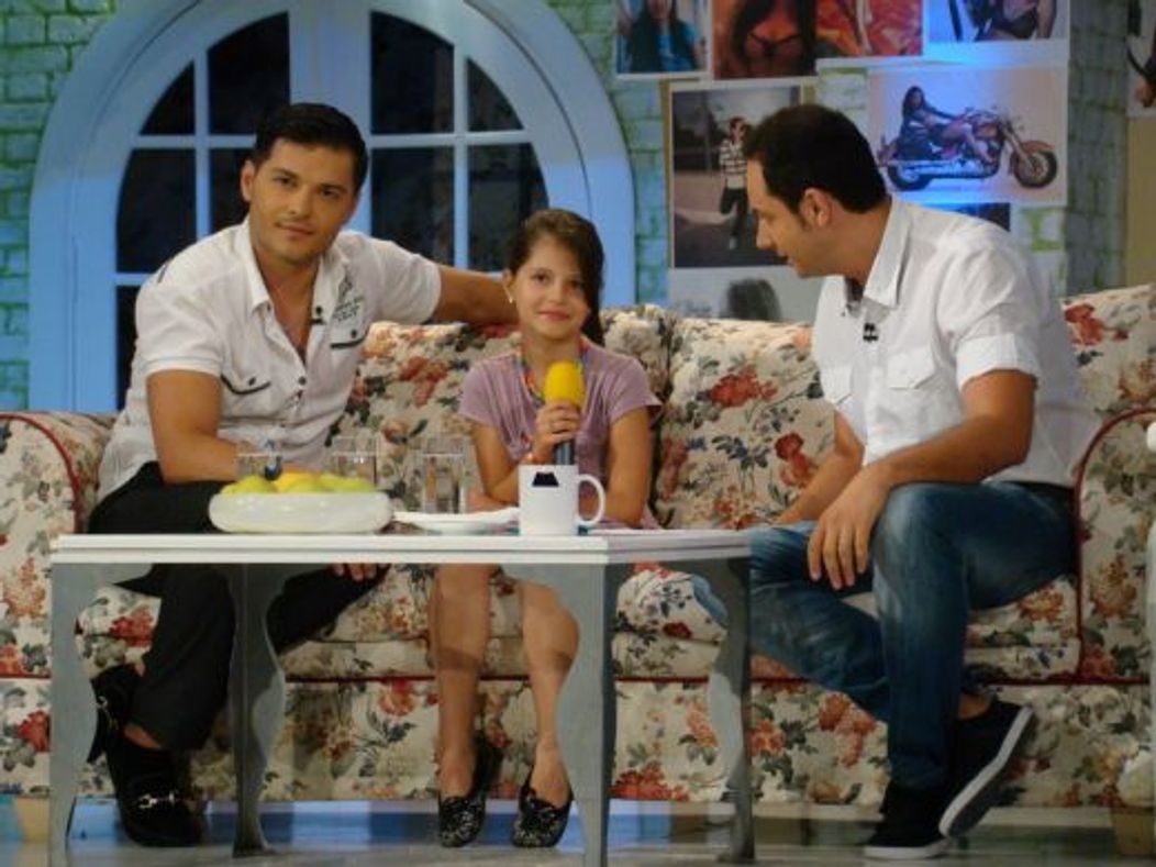 Liviu Varciu si fiica lui