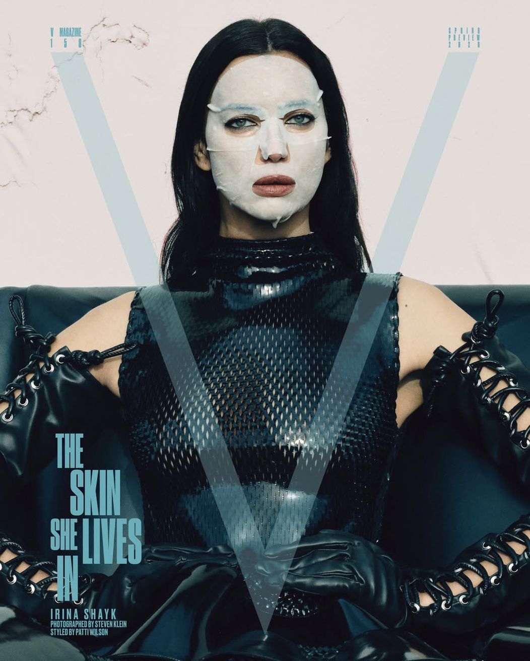 THE SKIN SHE LIVES IN- @irinashayk graces the cover of a special edition of V158!In a visual fan