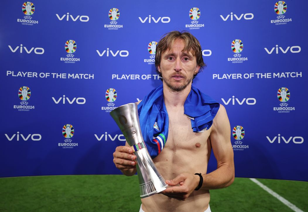 Luka Modric - jucătorul meciului Croația - Italia