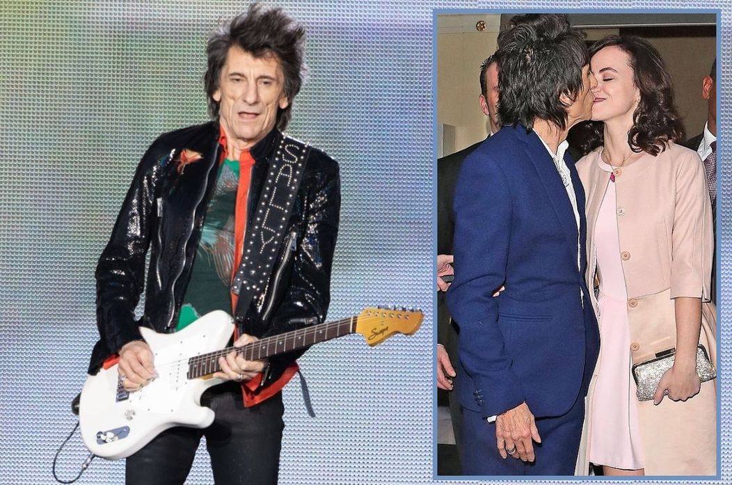 Ronnie Wood și soția lui, Sally. FOTO: Getty Images