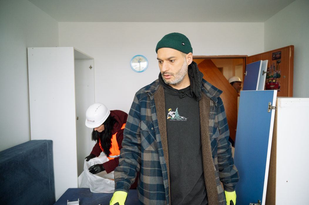 Visuri la Cheie, 15 aprilie 2026. Renovarea apartamentului lui Dani este în toi. Omid și Ștefana au mai multe idei pentru proiectul special „Trebuie să conteze pe termen lung” (4)
