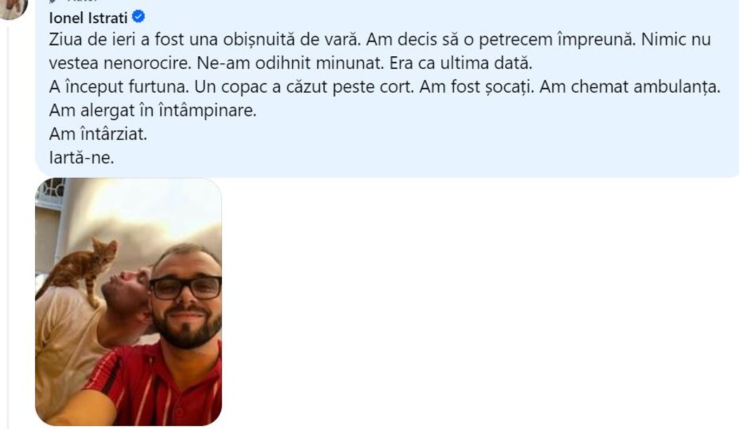 ionel istrati mesaj
