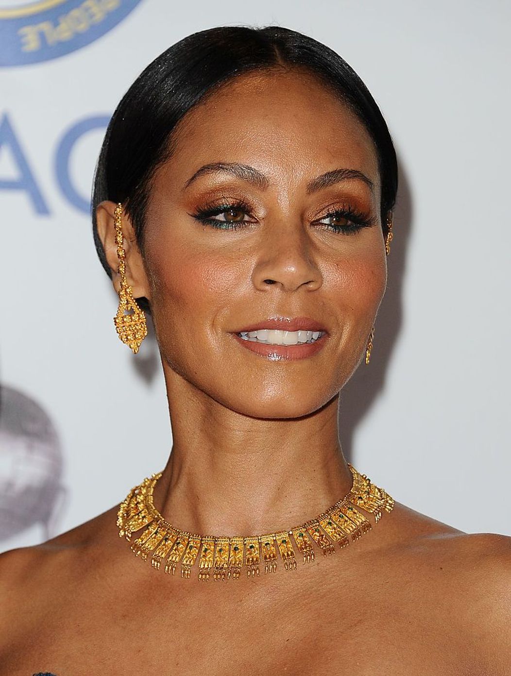 Jada Pinkett Smith în rochie de gală, în 2016