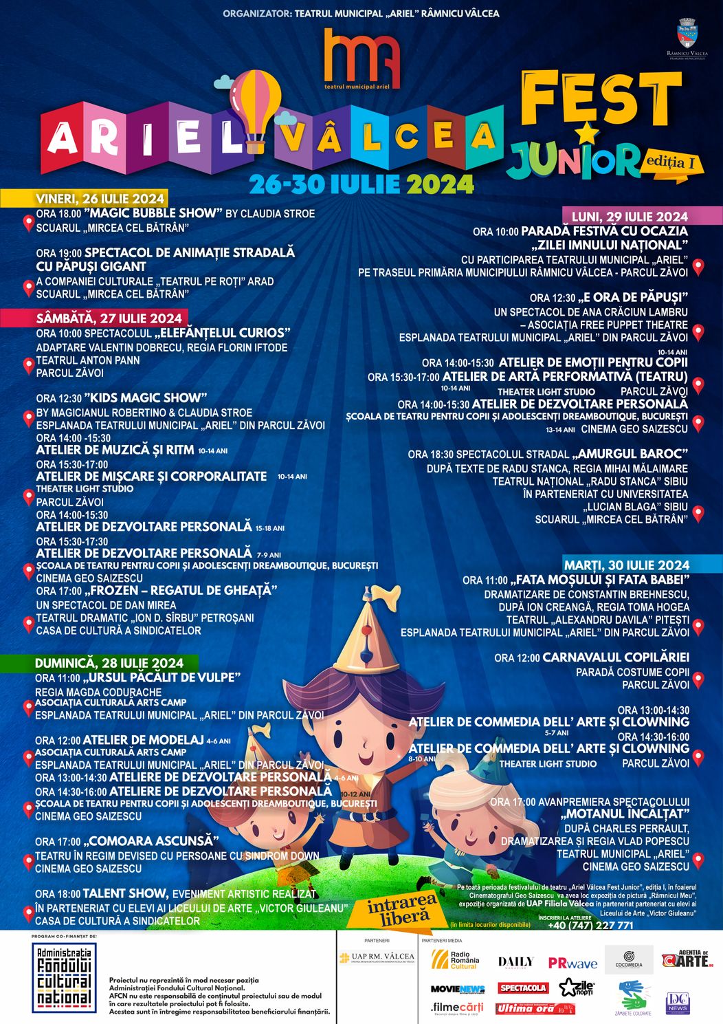 Ariel Valcea Fest Junior PROGRAM 