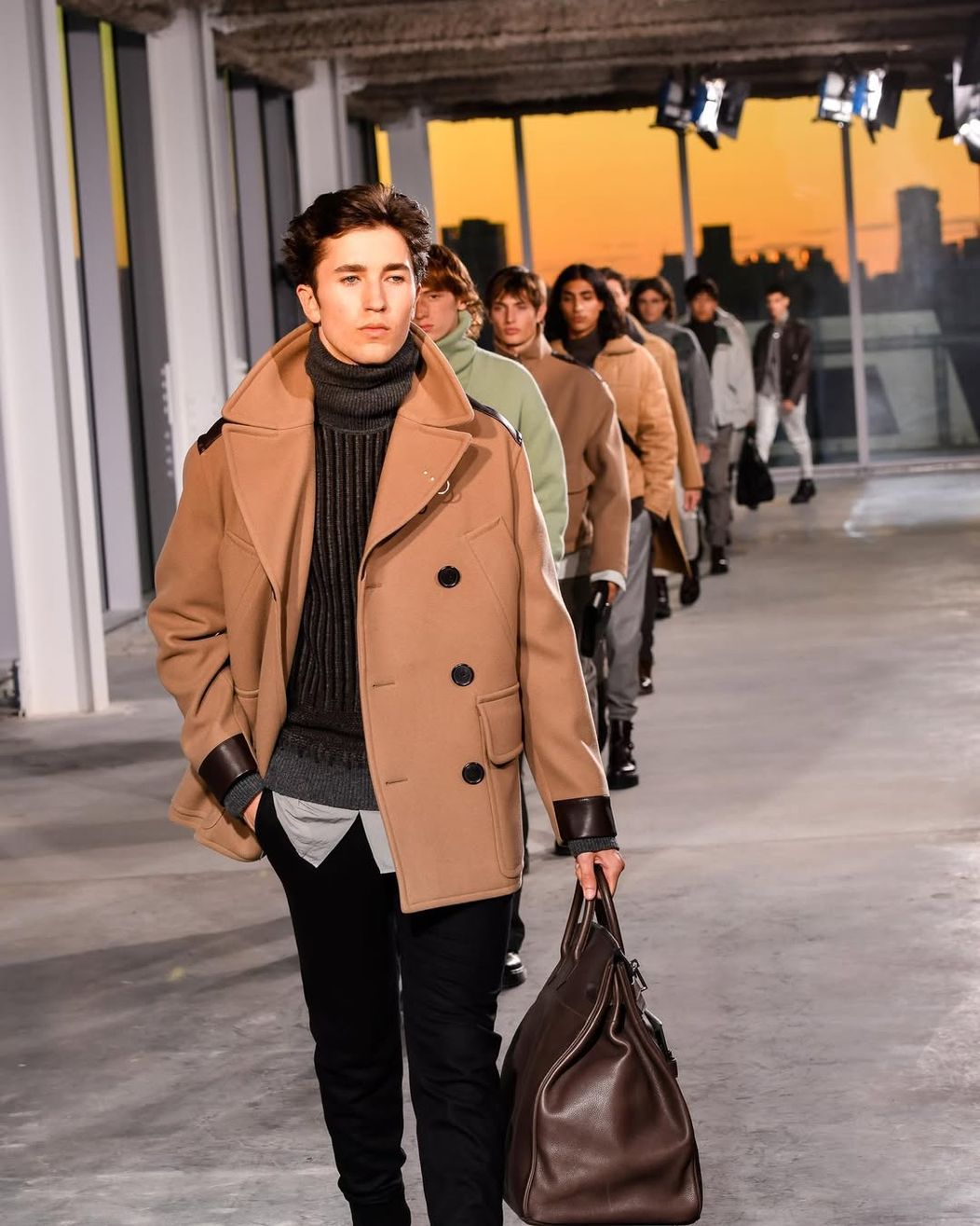 Incredibly fortunate and excited to make my runway debut for @hermes FW23 Men’s RTW show ‘Walkin