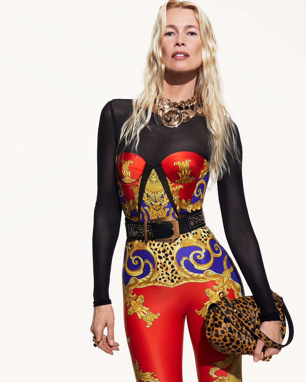Versace Fall-Winter 2025 — A celebration of freedom, strength, power.Claudia by Mert & Marcus.Cr