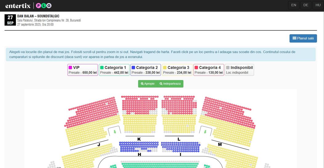 concert dan balan bilete