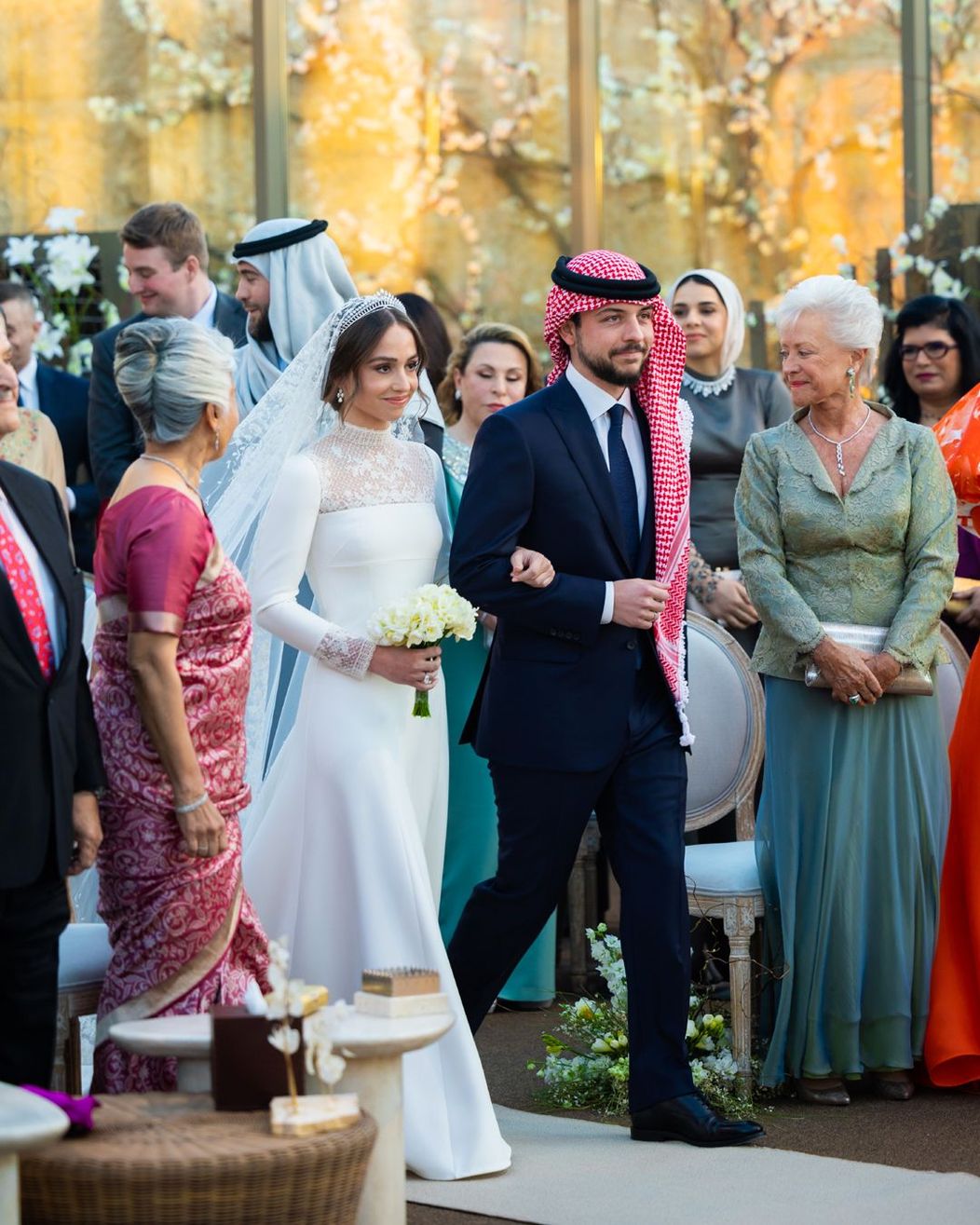 Prințesa Iman, fiica reginei Rania și a regelui Abdullah al II-lea, s-a căsătorit
